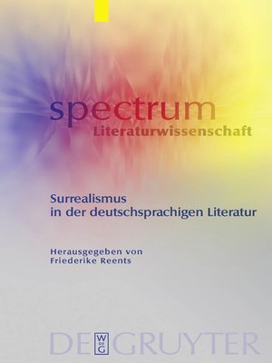 cover image of Surrealismus in der deutschsprachigen Literatur